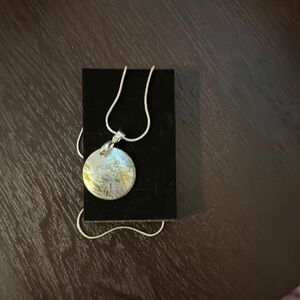 Brand new Elegant Silver and Gold Plated Pendant Necklace